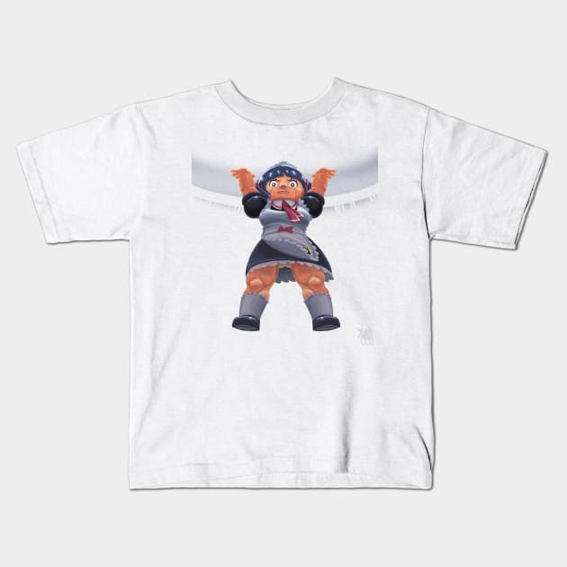 Genki Dama Roboco Kids T-Shirt by khots